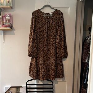 Ava & Viv Leopard Print Dress